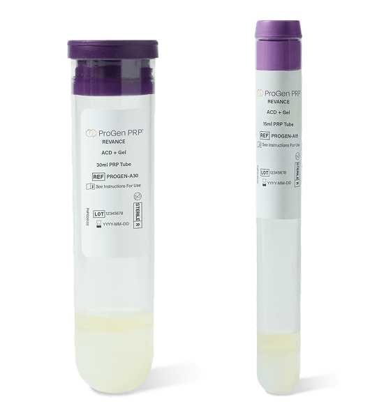 ProGen PRP 15 mL and 30 mL collection tubes